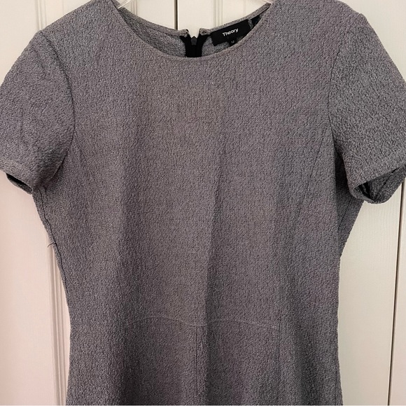 Theory Albita Dress in Blue/Grey Size 12 - Picture 7 of 7